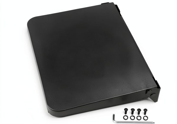 GORGERILA Foldable Grill Table Steel Black Weber Compatible-0