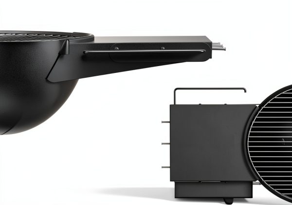 BBQ-PLUS Charcoal Grill Table Shelf Portable Storage Rack-4