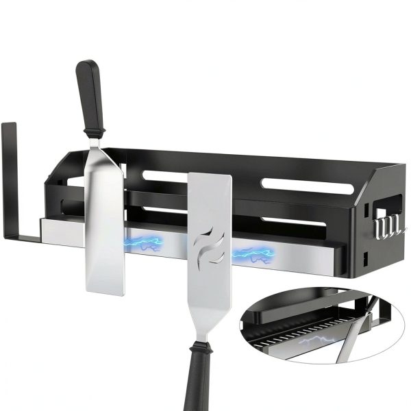 Oiyue Magnetic Griddle Caddy Iron Blackstone Grill Storage-3