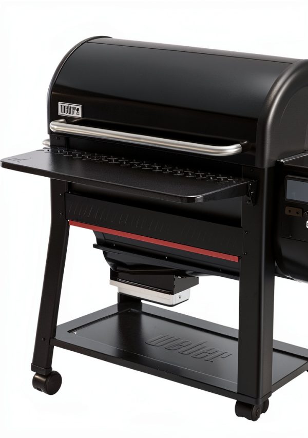 Weber Searwood XL 600 Pellet Grill Stainless Steel Outdoor-0