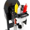 Pumdut Pellet Smoker Grill Caddy Steel Storage Rack Outdoor-3