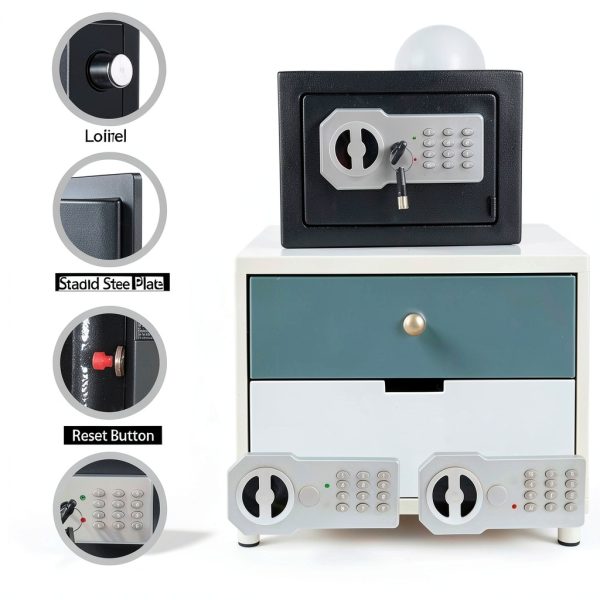 Yuanshikj Electronic Safe Portable Steel Home Security-1