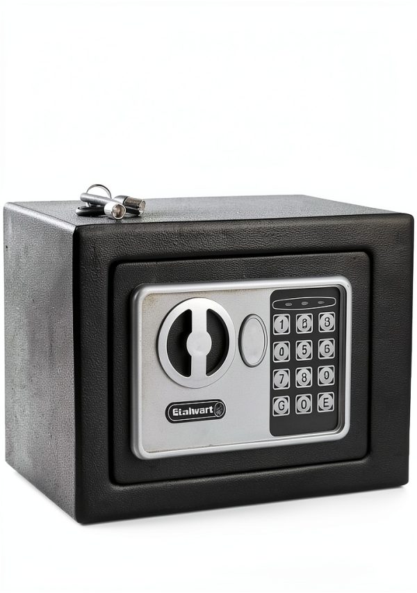 Stalwart Digital Lock Box Steel Compact Home Safe Security-2