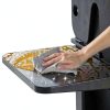 GORGERILA Foldable Grill Table Steel Black Weber Compatible-6
