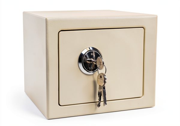 DreamsEden Steel Safe Box Key Lock Home Office Security-1