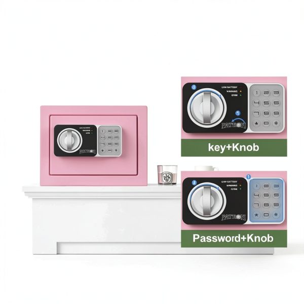PATRON Pink Electronic Safe Portable Sensor Light Security-1