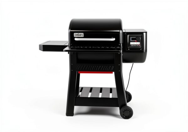 Weber Searwood 600 Pellet Grill Side Shelf Freestanding-5