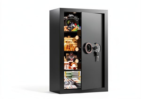 Home Safe Box Fireproof Waterproof Steel Security Digital-5