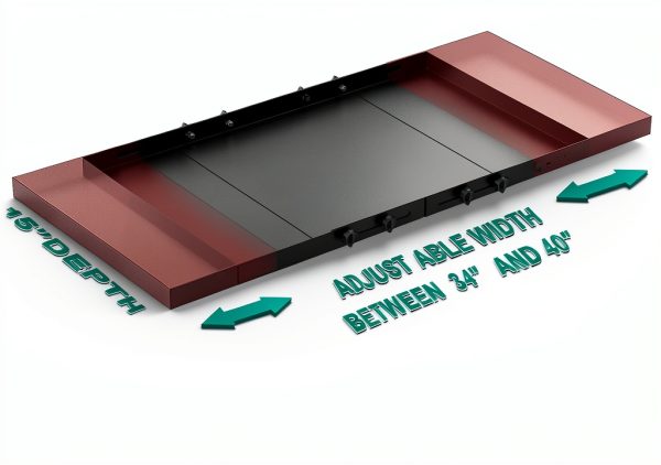 EasiBBQ Traeger Grill Storage Shelf Adjustable Iron Helper-1