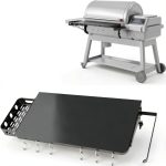 INIBBQINI Folding Front Shelf Traeger Grill Accessory-0
