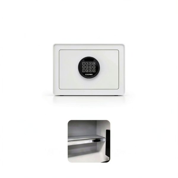 E68 White Hotel Safe Alloy Steel Modern Floor Wall Mount-1