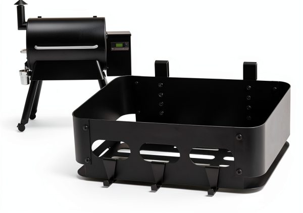 OEM Adjustable Aluminum Grill Shelf Storage Bin Traeger-1