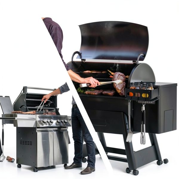 OEM Adjustable Aluminum Grill Shelf Storage Bin Traeger-2