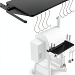 PHYESUVIN Folding Shelf Traeger Grill Accessories Iron-0