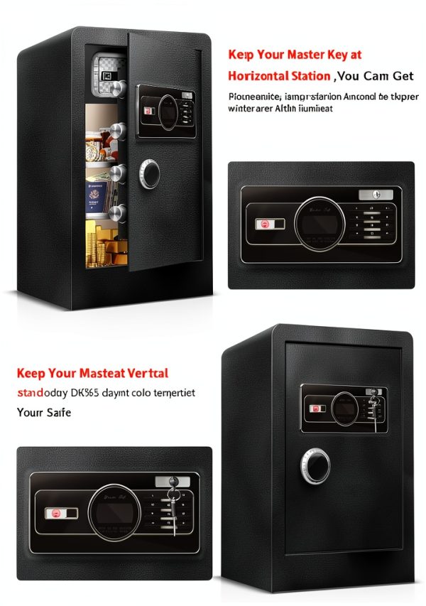 Safe-K Large Alloy Steel Hotel Safe Security Box-3