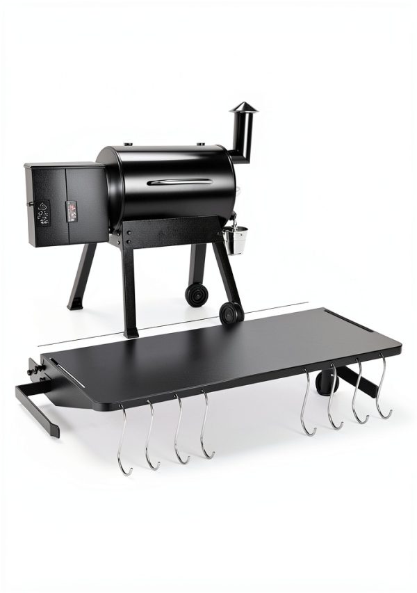 PHYESUVIN Folding Shelf Traeger Grill Accessories Iron-1