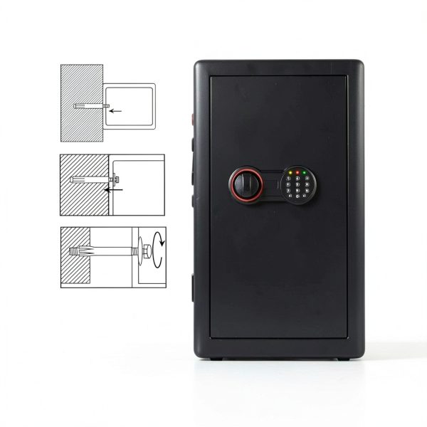 Home Safe Box Fireproof Waterproof Steel Security Digital-7