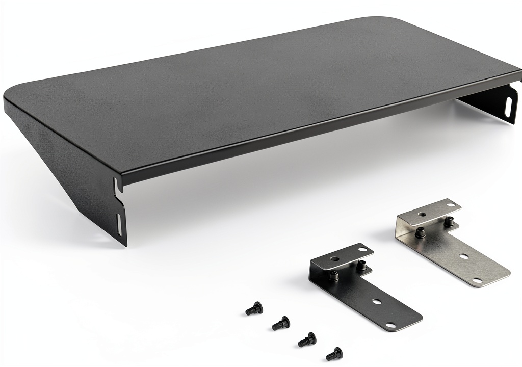 Installing Grimate Folding Grill Shelf Black Modern Foldable Grilling on a Traeger grill front panel