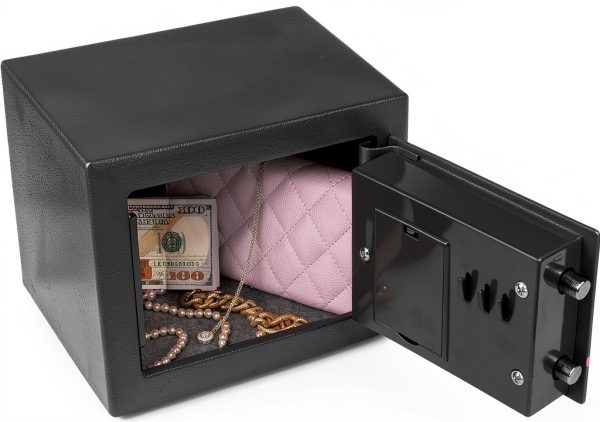 Stalwart Digital Lock Box Steel Compact Home Safe Security-3