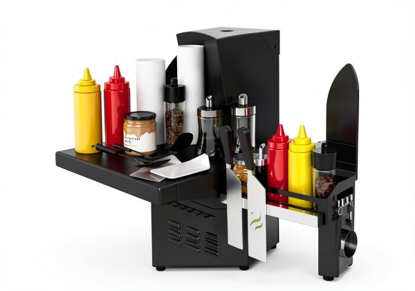 Oiyue Magnetic Griddle Caddy Iron Blackstone Grill Storage-2