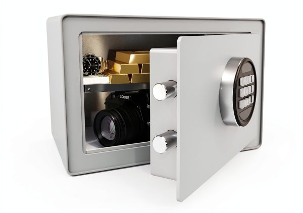 E68 White Hotel Safe Alloy Steel Modern Floor Wall Mount-7