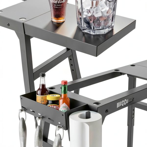 BBQCuker Tabletop Griddle Stand Adjustable Height-3