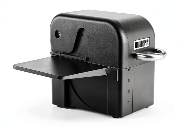 GORGERILA Foldable Grill Table Steel Black Weber Compatible-2