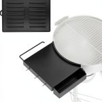 BBQ-PLUS Charcoal Grill Table Shelf Portable Storage Rack-0