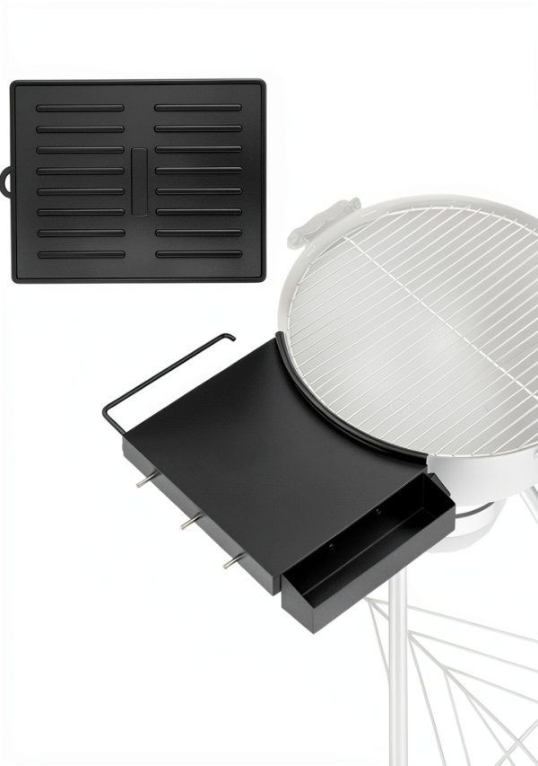 BBQ-PLUS Charcoal Grill Table Shelf Portable Storage Rack-0