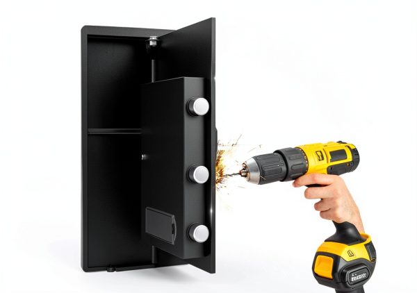 Bukumo Hotel Safe Electronic Combination Lock Wall Mount-1