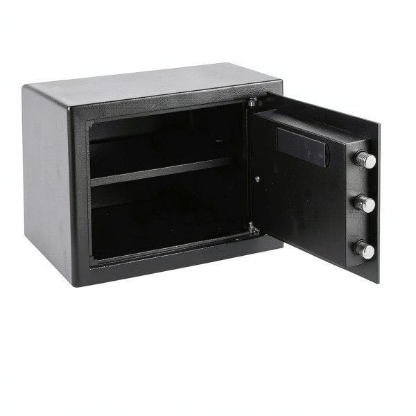 RETLLAS Fireproof Key Lock Safe Compact Hotel Security-3