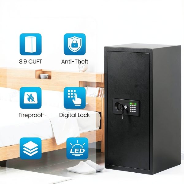 Surtisita Home Safe Alloy Steel Electronic Lock Fireproof-1