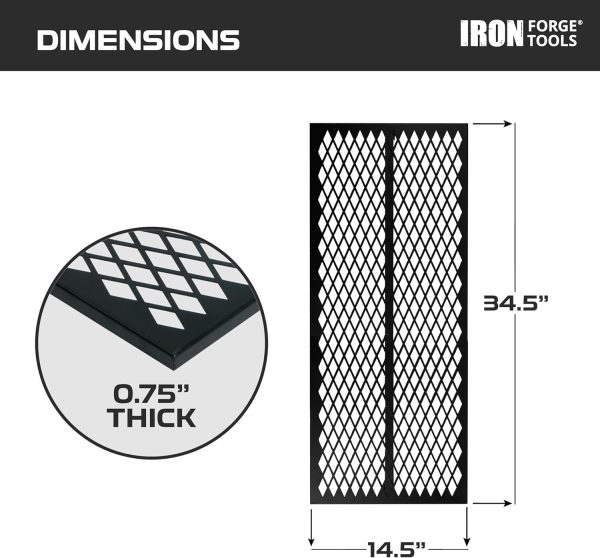 Traeger Grill Shelf Metal Weather Resistant Iron Forge Tools-1