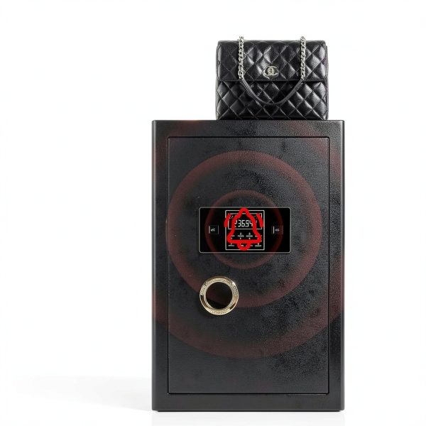 Home Safe Fireproof Waterproof Black Floor Mount Security-6