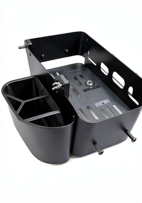 Pumdut Pellet Smoker Grill Caddy Steel Storage Rack Outdoor-4