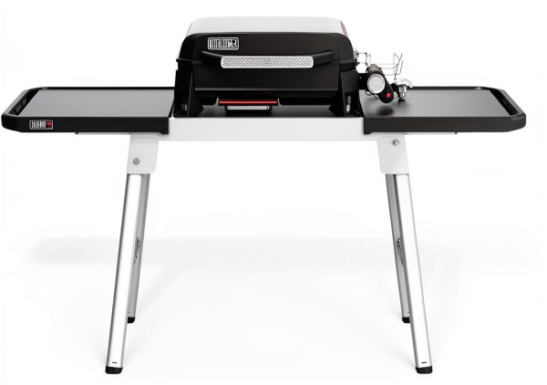 Weber Griddle Stand Collapsible Design Two Side Tables-5