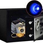 JUGREAT Electronic Safe Box Steel Anti-Pry Sensor Light-0