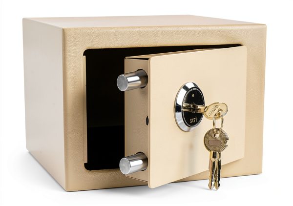 DreamsEden Steel Safe Box Key Lock Home Office Security-0