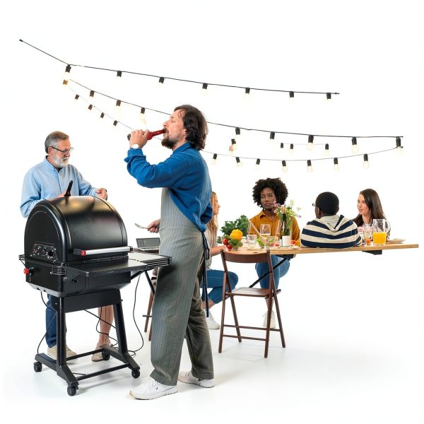 Bullro Front Shelf S1 Freestanding Barbecue Shelf Steel-7