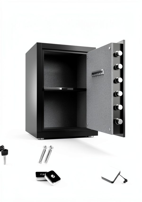 DAYI Biometric Fireproof Safe Alloy Steel Wall Mount-5