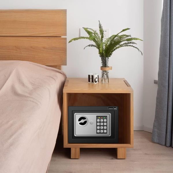 JUGREAT Electronic Safe Box Steel Anti-Pry Sensor Light-6