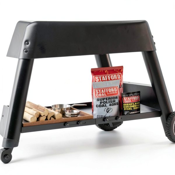 EasiBBQ Traeger Grill Storage Shelf Adjustable Iron Helper-5
