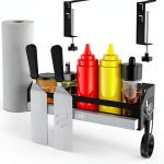 Oiyue Magnetic Griddle Caddy Iron Blackstone Grill Storage-0