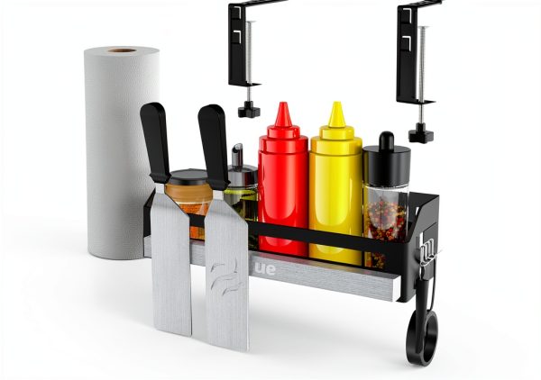 Oiyue Magnetic Griddle Caddy Iron Blackstone Grill Storage-0