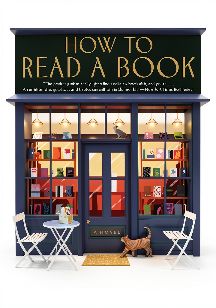 Kindle book cover showing romantic small-town scene