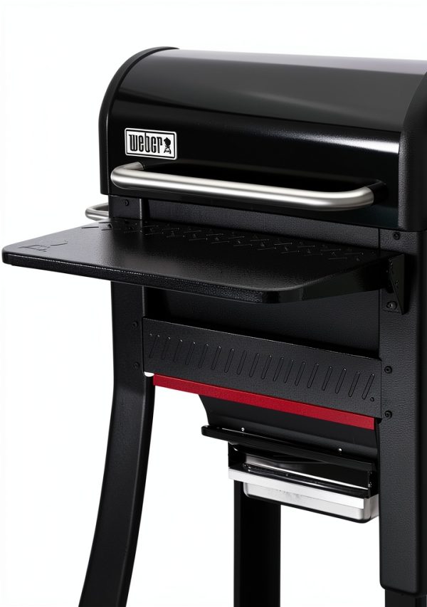 Weber Searwood 600 Pellet Grill Side Shelf Freestanding-1
