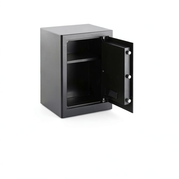 RETLLAS Fireproof Key Lock Safe Compact Hotel Home Security-2