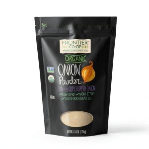 Organic Onion Powder Frontier Co-op 6.14 Ounce Kosher Resealable Bag-0