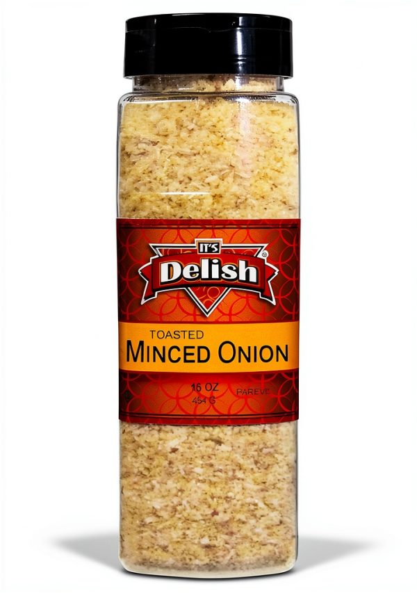 Dehydrated Minced Onion by Its Delish Large Jar and Toasted Flavor-2