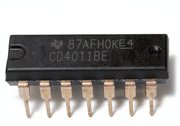 CD4011B Quad 2-Input NAND Gate IC TI Friendly DIP-14 Pack of 3-3